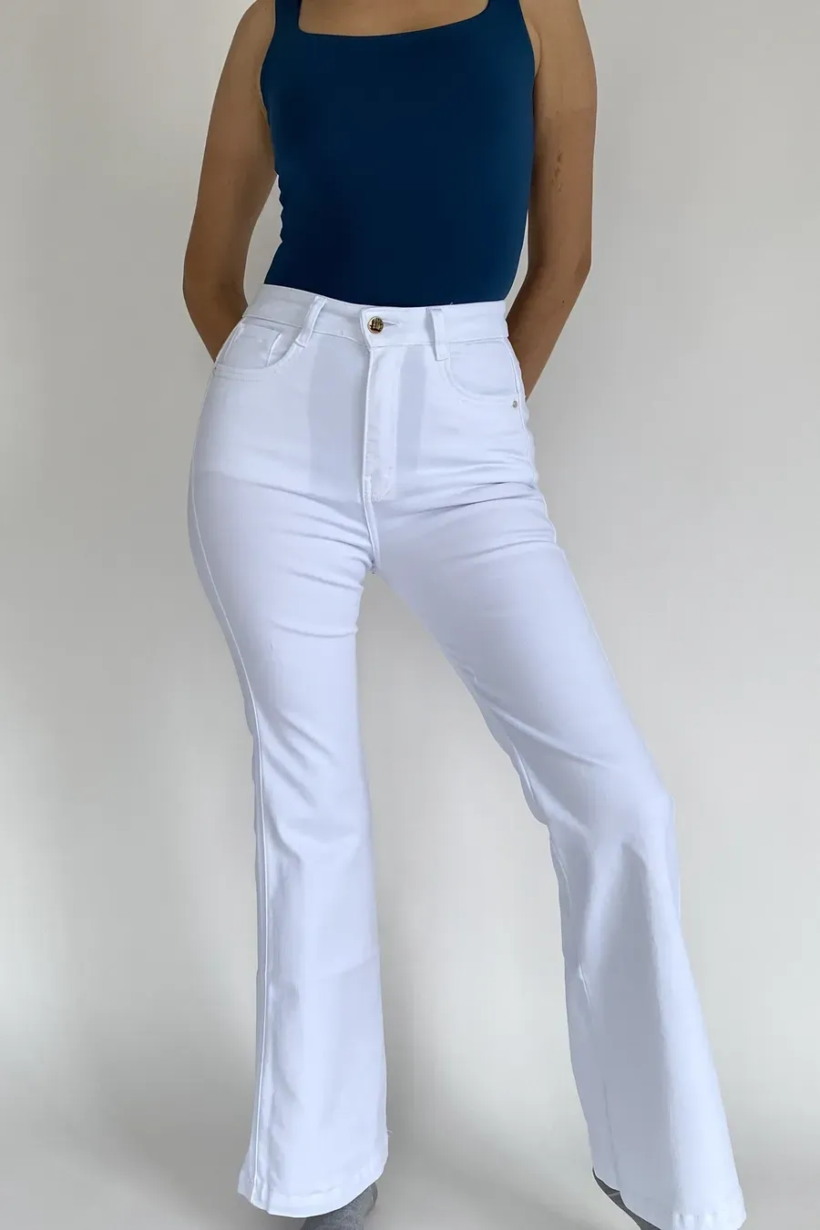 FLARED DENIM JOHNS 2